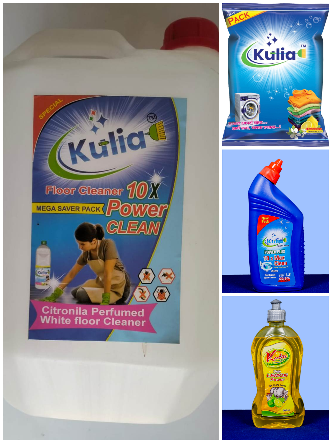 Special Combo Pack ( 5 Ltr Floor Cleaner , 500 Ml Toilet Cleaner , 500 Gm Detergent Powder , 500 Ml Dishwash Gel )